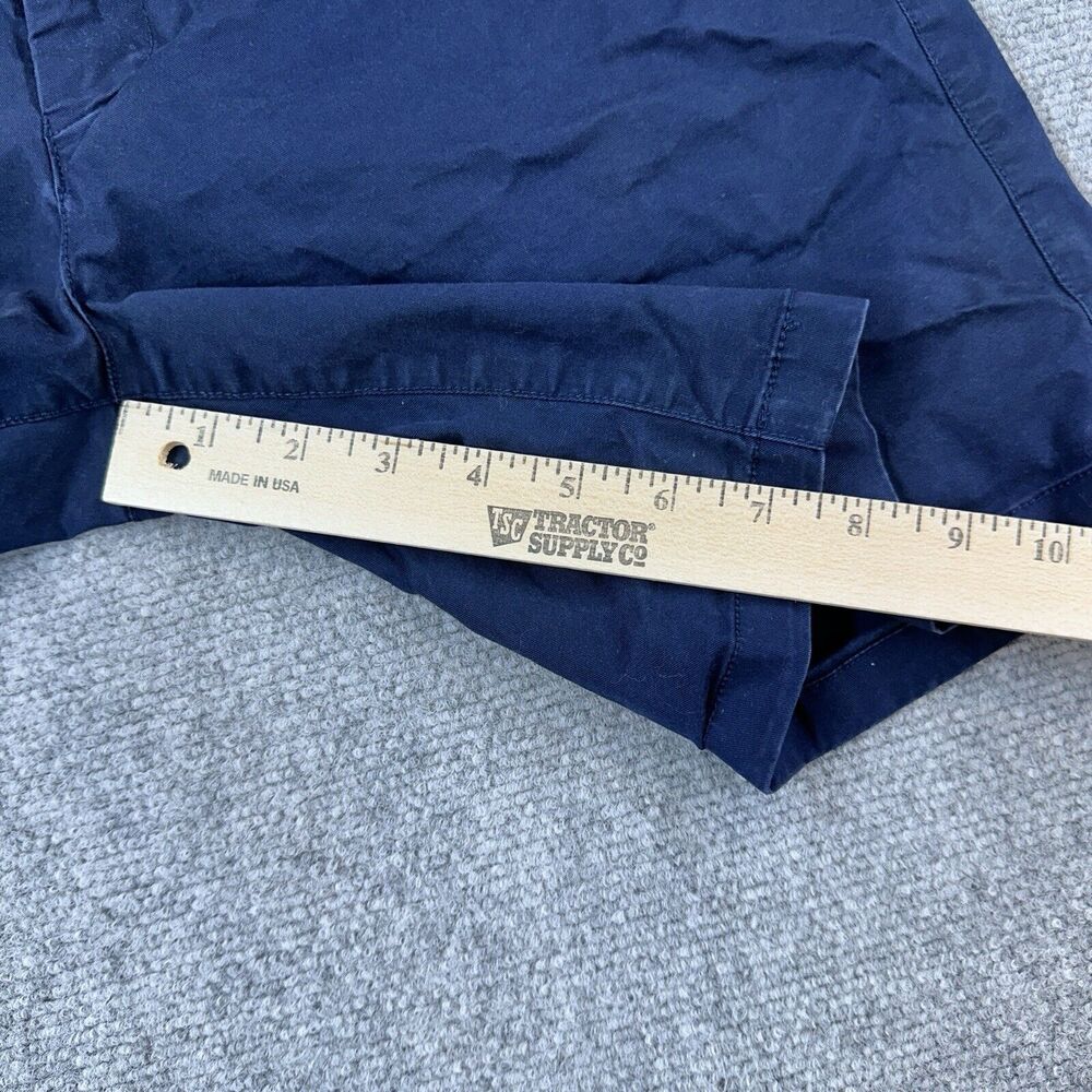 Bonobos Washed Chino Shorts Men 30 7" Inseam Navy Buttoned Rear Pockets - Picture 4 of 10
